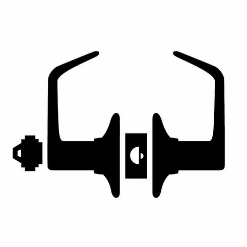 SCHLAGE RESIDENTIAL F80-ACC-619-RH F80 Accent Storeroom Lever Lock F80ACC619RH F80 ACC 619 RH