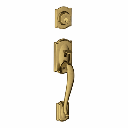 SCHLAGE RESIDENTIAL F92-CAM-609 F92 Camelot Inactive Handleset Exterior F92CAM609 F92 CAM 609