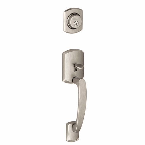 SCHLAGE RESIDENTIAL F92-GRW-619 F92 Greenwich Inactive Handleset Exterior F92GRW619 F92 GRW 619