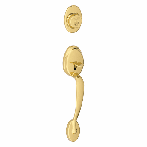 SCHLAGE RESIDENTIAL F92-PLY-505 F92 Plymouth Inactive Handleset Exterior F92PLY505 F92 PLY 505