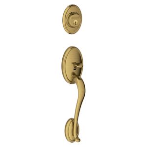 SCHLAGE RESIDENTIAL F92-WKF-609 F92 Wakefield Inactive Handleset Exterior F92WKF609 F92 WKF 609
