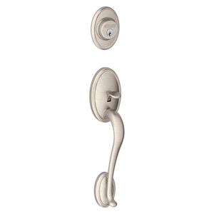 SCHLAGE RESIDENTIAL F92-WKF-619 F92 Wakefield Inactive Handleset Exterior F92WKF619 F92 WKF 619