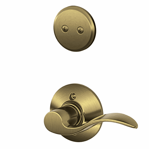 SCHLAGE RESIDENTIAL F94-ACC-609-LH F94 Accent Lever Inside Trim For Dummy Handleset F94ACC609LH F94 ACC 609 LH