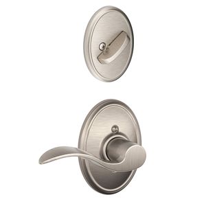 SCHLAGE RESIDENTIAL F94-ACC-619-WKF-LH F94 Accent Lever Inside Trim For Dummy Handleset With Wakefield Trim F94ACC619WKFLH F94 ACC 619 WKF LH