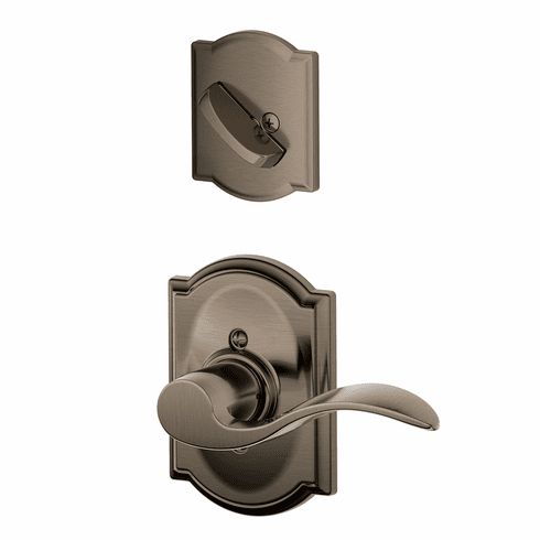 SCHLAGE RESIDENTIAL F94-ACC-620-CAM-RH F94 Accent Lever Inside Trim For Dummy Handleset With Camelot Trim F94ACC620CAMRH F94 ACC 620 CAM RH