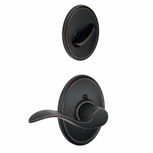 SCHLAGE RESIDENTIAL F94-ACC-716-WKF-LH F94 Accent Lever Inside Trim For Dummy Handleset With Wakefield Trim F94ACC716WKFLH F94 ACC 716 WKF LH