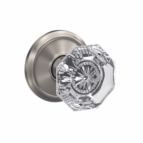 SCHLAGE RESIDENTIAL FC172-ALX-619-ALD Fc172 Custom Alexandria Non-Turning Knob Set With Alden Trim FC172ALX619ALD FC172 ALX 619 ALD