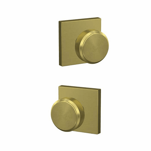 SCHLAGE RESIDENTIAL FC172-BWE-608-COL Fc172 Custom Bowery Non-Turning Knob Set With Collins Trim FC172BWE608COL FC172 BWE 608 COL