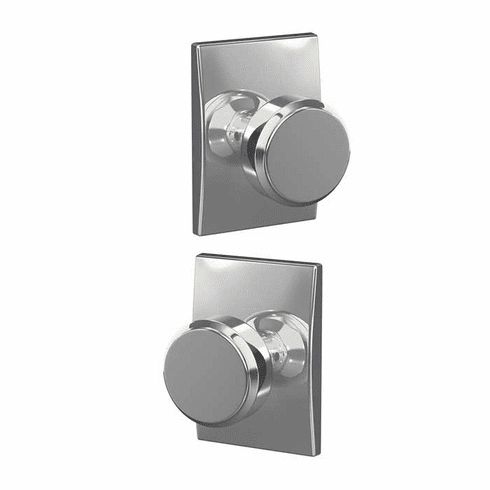 SCHLAGE RESIDENTIAL FC172-BWE-625-CEN Fc172 Custom Bowery Non-Turning Knob Set With Century Trim FC172BWE625CEN FC172 BWE 625 CEN