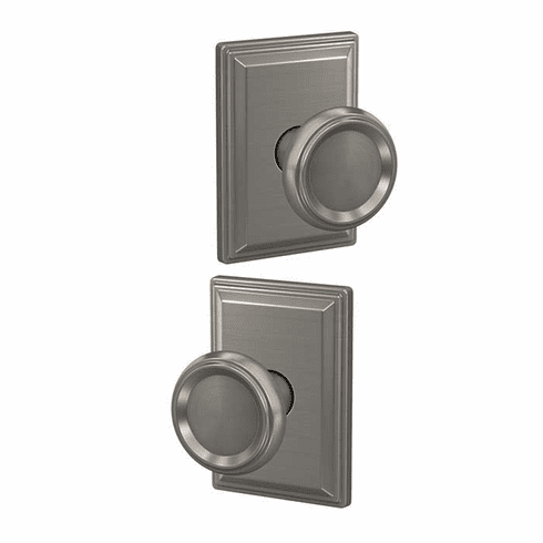 SCHLAGE RESIDENTIAL FC172-OFM-619-GDV Fc172 Custom Offerman Non-Turning Knob Set With Grandville Trim FC172OFM619GDV FC172 OFM 619 GDV