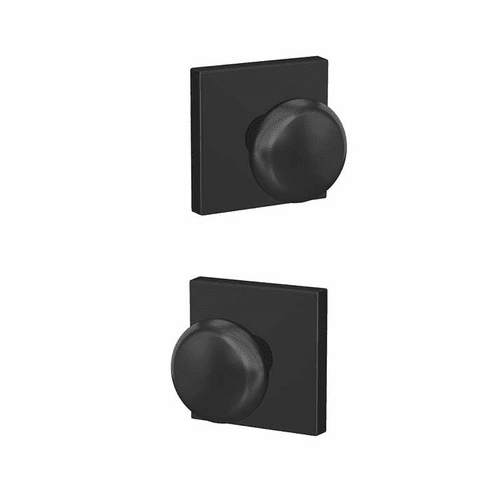 SCHLAGE RESIDENTIAL FC172-PLY-622-COL Fc172 Custom Plymouth Non-Turning Knob Set With Collins Trim FC172PLY622COL FC172 PLY 622 COL