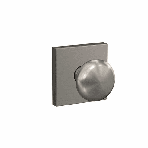 SCHLAGE RESIDENTIAL FC21-PLY-619-COL Fc21 Custom Plymouth Combined Passage And Privacy Knob With Collins Trim FC21PLY619COL FC21 PLY 619 COL