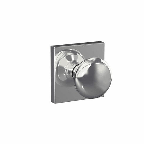 SCHLAGE RESIDENTIAL FC21-PLY-625-COL Fc21 Custom Plymouth Combined Passage And Privacy Knob With Collins Trim FC21PLY625COL FC21 PLY 625 COL