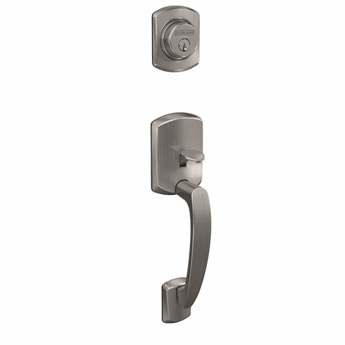 SCHLAGE RESIDENTIAL FC58-GRW-619 Fc58 Custom Greenwich Handleset/Entrance Lock Exterior FC58GRW619 FC58 GRW 619