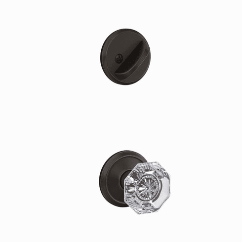 SCHLAGE RESIDENTIAL FC59-ALX-716-ALD Fc59 Custom Alexandria Inside Trim Handleset/Entrance Knob Lock With Alden Trim FC59ALX716ALD FC59 ALX 716 ALD