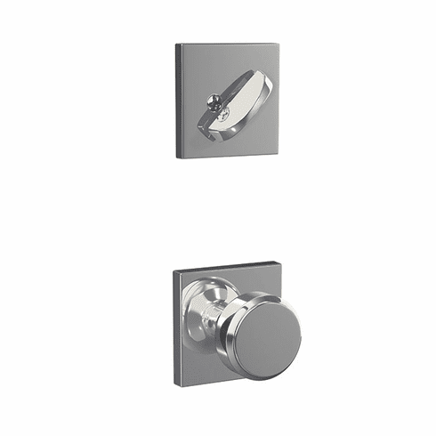 SCHLAGE RESIDENTIAL FC59-BWE-625-COL Fc59 Custom Bowery Inside Trim Handleset/Entrance Knob Lock With Collins Trim FC59BWE625COL FC59 BWE 625 COL