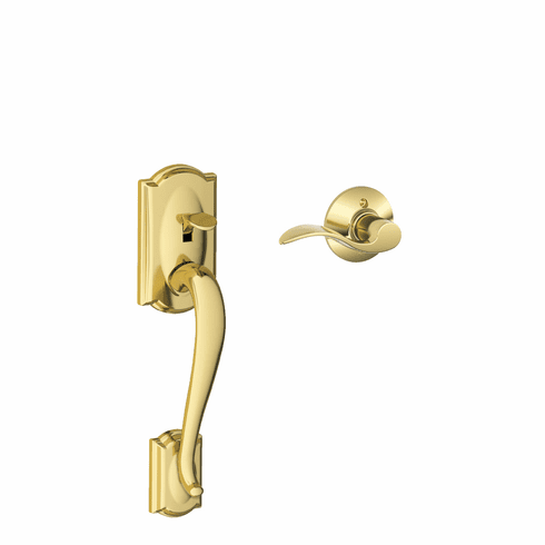 SCHLAGE RESIDENTIAL FE285-CAM-ACC-505-LH Fe285 Camelot Lower Half Of Handleset With Accent Entrance Lever FE285CAMACC505LH FE285 CAM ACC 505 LH