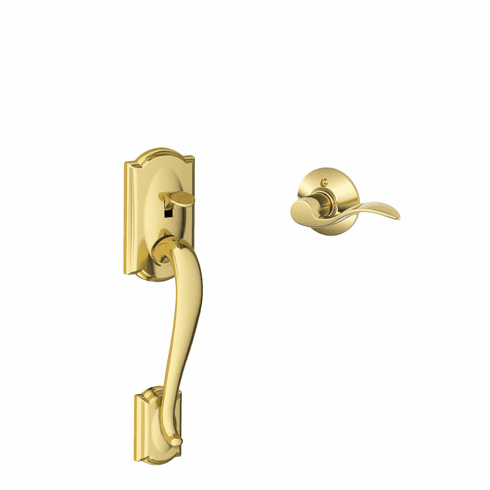 SCHLAGE RESIDENTIAL FE285-CAM-ACC-505-RH Fe285 Camelot Lower Half Of Handleset With Accent Entrance Lever FE285CAMACC505RH FE285 CAM ACC 505 RH