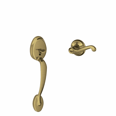 SCHLAGE RESIDENTIAL FE285-PLY-FLA-609-RH Fe285 Plymouth Lower Half Of Handleset With Flair Entrance Lever FE285PLYFLA609RH FE285 PLY FLA 609 RH
