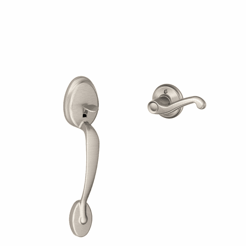SCHLAGE RESIDENTIAL FE285-PLY-FLA-619-RH Fe285 Plymouth Lower Half Of Handleset With Flair Entrance Lever FE285PLYFLA619RH FE285 PLY FLA 619 RH