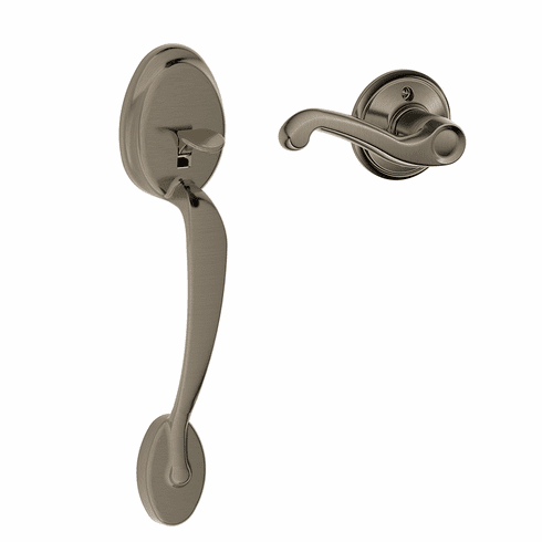 SCHLAGE RESIDENTIAL FE285-PLY-FLA-620-RH Fe285 Plymouth Lower Half Of Handleset With Flair Entrance Lever FE285PLYFLA620RH FE285 PLY FLA 620 RH