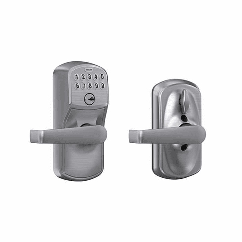 SCHLAGE RESIDENTIAL FE595-PLY-ELA-626 Fe595 Keypad Lever With Plymouth Trim And Elan Lever With Flex Lock FE595PLYELA626 FE595 PLY ELA 626