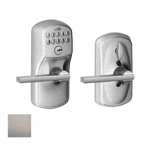 SCHLAGE RESIDENTIAL FE595-PLY-LAT-619 Fe595 Keypad Lever With Plymouth Trim And Latitude Lever With Flex Lock FE595PLYLAT619 FE595 PLY LAT 619