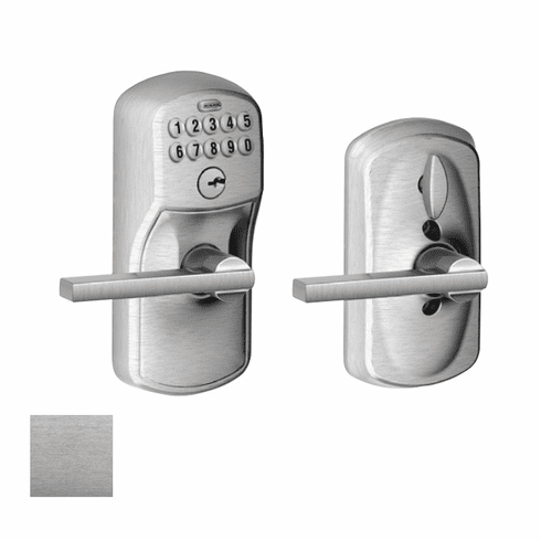 SCHLAGE RESIDENTIAL FE595-PLY-LAT-626 Fe595 Keypad Lever With Plymouth Trim And Latitude Lever With Flex Lock FE595PLYLAT626 FE595 PLY LAT 626
