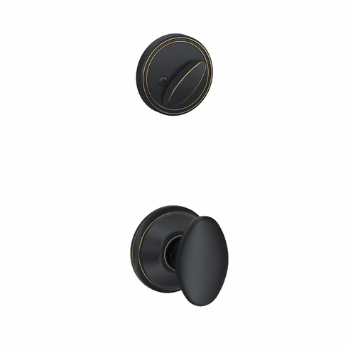 SCHLAGE RESIDENTIAL JH59-DUB-716 Jh59 Dublin Inside Trim Handleset/Entrance Knob Lock JH59DUB716 JH59 DUB 716