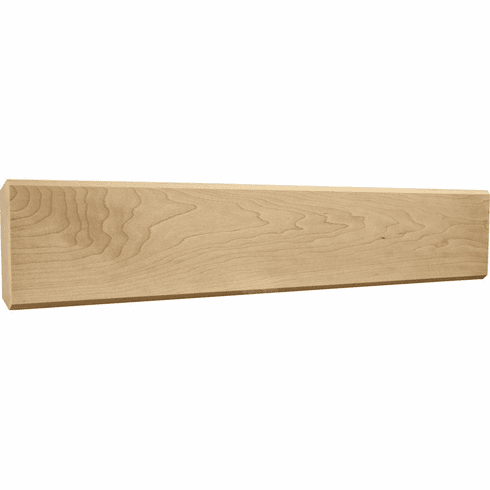 SHA-4-ALD 3/4" D x 4" H Alder Shaker Crown Moulding