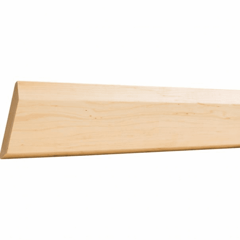 SHA-4-CH 3/4" D x 4" H Cherry Shaker Crown Moulding