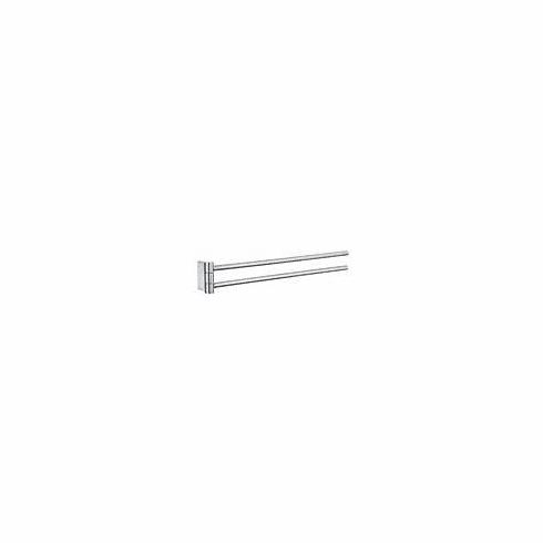 Smedbo AK326 Air Swing Arm Towel Rail Polished Chrome Depth=