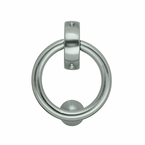 Smedbo B098KM Finnish Ring Knocker, Brushed Chrome