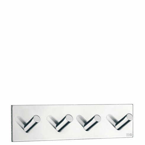 Smedbo BK1096 Quad Hook Polished Stainless Steel