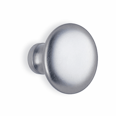 Smedbo BK207M Plain Round Knob 1 1/2" Brushed Chrome.