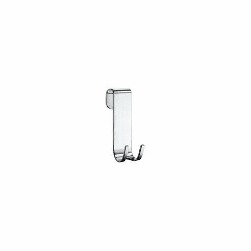 Smedbo DK2111 Sideline Hook For Baskets And Shower Enclosures 3 3/4" Depth=2.25 inch, Width= 2.5 inch, Height= 7.25 inch.