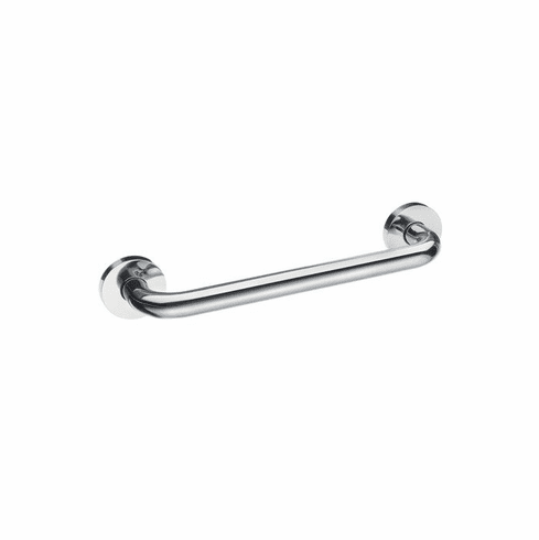 Smedbo FK806 Living Grab Bar- Stainless Steel 1' Diameter - Length 12" Depth=17 inch, Width= 4 inch, Height= 4 inch.