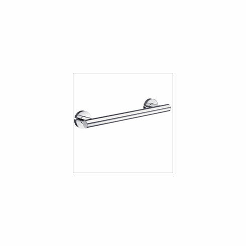 Smedbo HK325 Home 11 1/4" Grab Bar Polished Chrome Depth=2.25 inch, Width= 2.75 inch, Height= 20.5 inch.