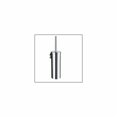 Smedbo HK332 Home-Wall Mount Toilet Brush Polished Chrome Depth=4.5 inch, Width= 4.5 inch, Height= 16.25 inch.