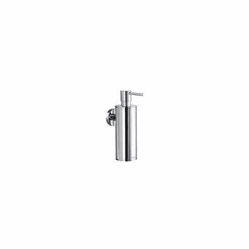 Smedbo HK370 Home Wallmounted Soap Disp. Polished Chrome Depth=2.25 inch, Width= 3.25 inch, Height= 8.5 inch.