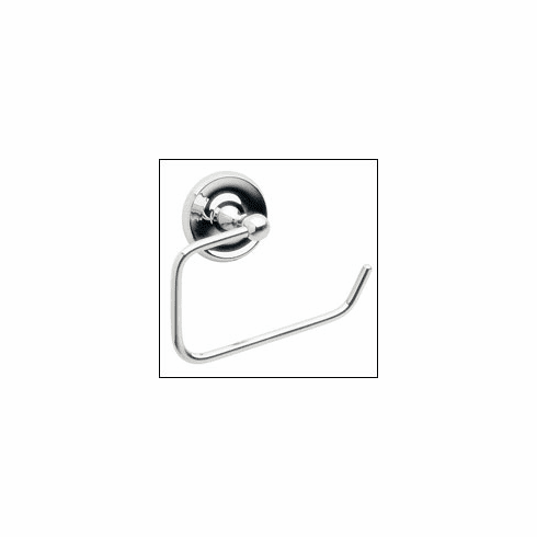 Smedbo K241 Villa Euro Roll Holder, Polished Chrome Depth=2 inch, Width= 6.75 inch, Height= 7.5 inch.