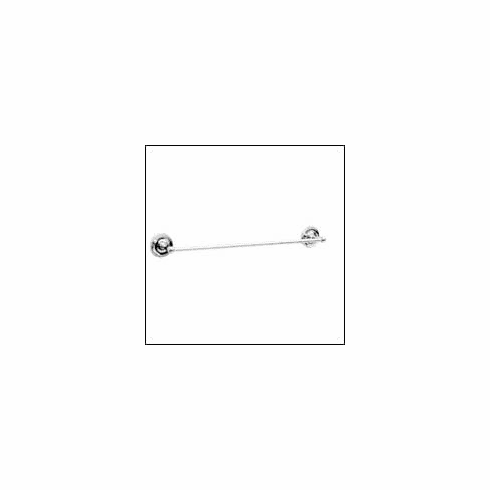 Smedbo K2464 Villa Towel Bar 24, Polished Chrome Depth=3.25 inch, Width= 3 inch, Height= 28.75 inch.