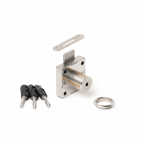 Sugatsune 7110-24-DN-711001 Cabinet Lock With Safety Key - Keyed Alike