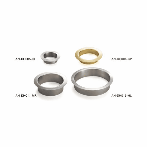 Sugatsune AN-DH005-HL 304 Stainless Steel Multi-Purpose Grommet 3-15/64" Diameter (Satin)