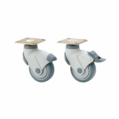 Sugatsune EX-100PS Dual Brake System Caster With Brake (Plate)