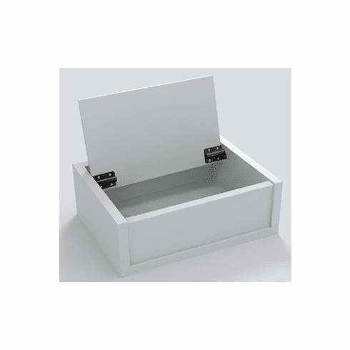 Sugatsune HG-JHM9-S-WT Soft-Close Dampening Hinge White (Side Panel Mount)