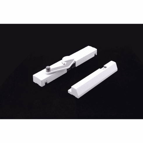 Sugatsune LDD-S-L/WT Surface Mount Door Closer - Damped & Self-Closing, Lapcon (Left Hand/White)