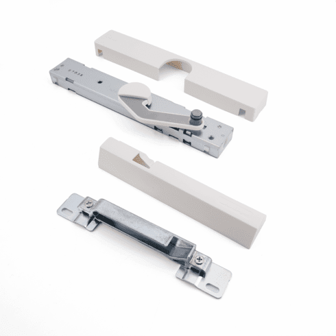 Sugatsune LDD-S-R/WT Surface Mount Door Closer - Damped & Self-Closing, Lapcon (Right Hand/White)