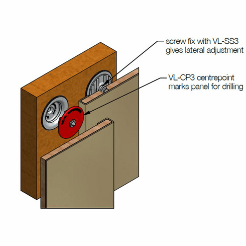 Sugatsune VL-CP3 Vlp Centre Point With Ss Tip - New Type-