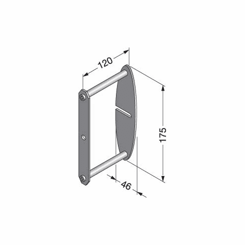 Sugatsune XL-US02-S008 Wall Mounting Bracket UPC: 769785945998 (each)